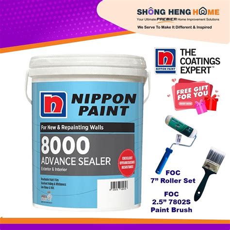 L Nippon Paint Advance Wall Sealer Freegift Shopee Malaysia