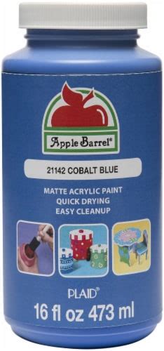 Apple Barrel Matte Acrylic Paint 16oz Cobalt Hue 1 Count Kroger