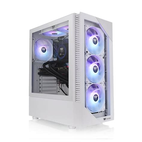 ThermaltakeThermaltake View 200 TG Snow ARGB Mid Tower Chassis Thermaltake