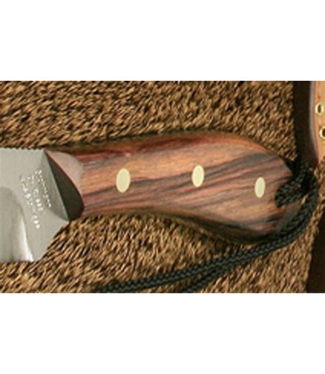 Grohmann Survival Knife Wine Xtra Resinwood Handle Fixed Blade 55