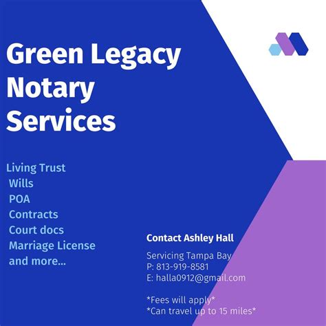 Green Legacy Notary Services Updated March Request A Quote