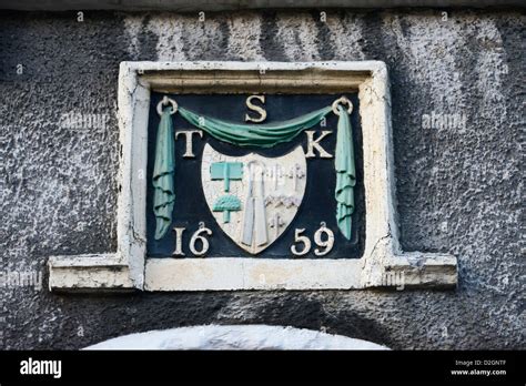 Datestone Above Entrance Sandes Hospital Highgate Kendal Cumbria