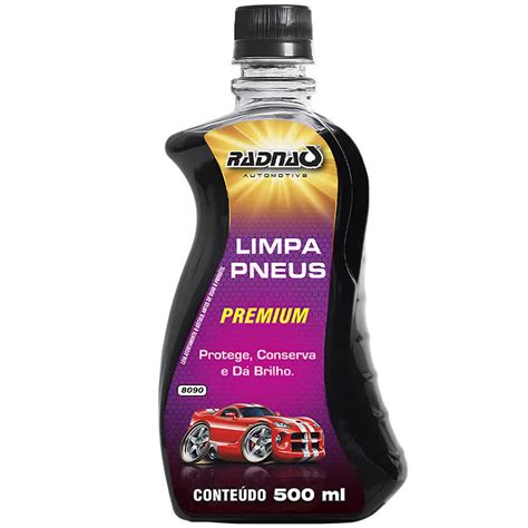 Limpa Pneu Premium Pretinho Liquido Radnaq Ml Shopee Brasil