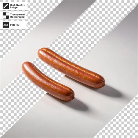 Premium Psd Psd Sausages On Transparent Background With Editable Mask