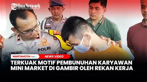 Terkuak Motif Pembunuhan Karyawan Mini Market Di Gambir Oleh Rekan