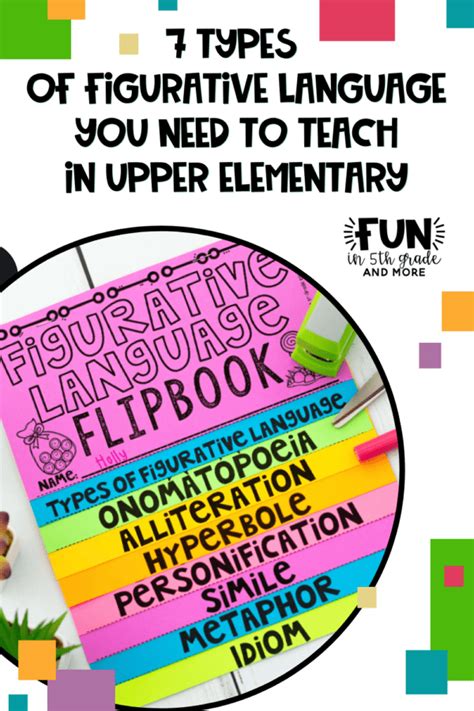 7 Types Of Figurative Language You Need To Teach In Upper Elementary