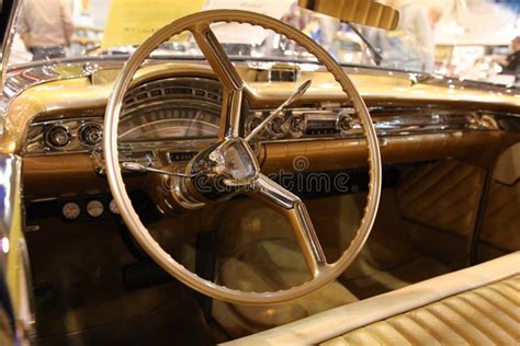 Interior of the 1958 Oldsmobile Editorial Stock Photo - Image of motorshow, design: 22303253