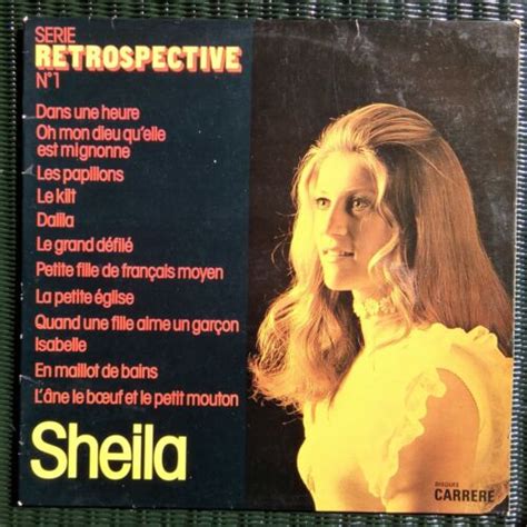 LP 33T SHEILA Disques CARRERE 67007 Série RETROSPECTIVE N1