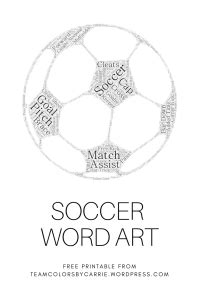 Get Ready for Soccer Playoff Season with this Exciting New Word Art ...