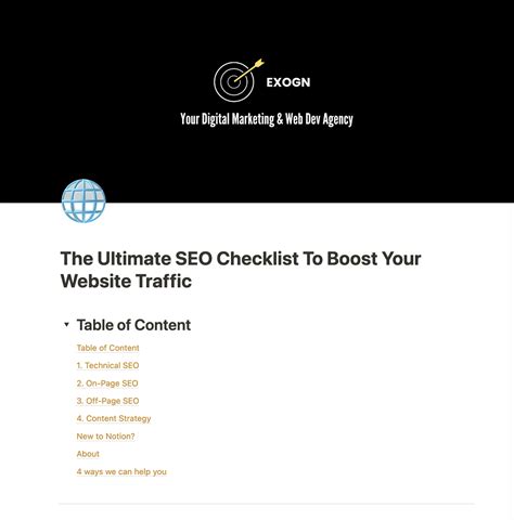 The Ultimate Seo Checklist To Boost Your Website Traffic