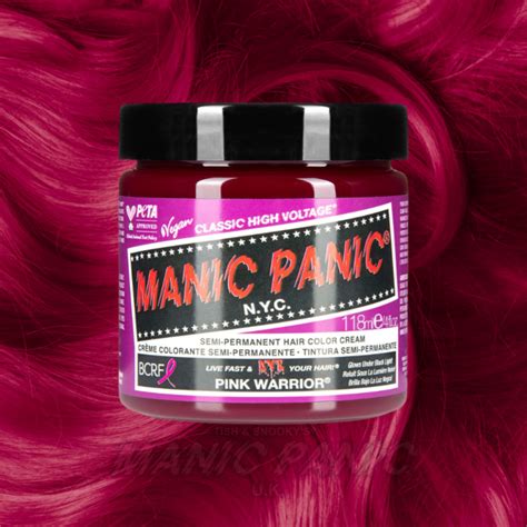 Pink Warrior High Voltage Classic Colour Manic Panic Uk