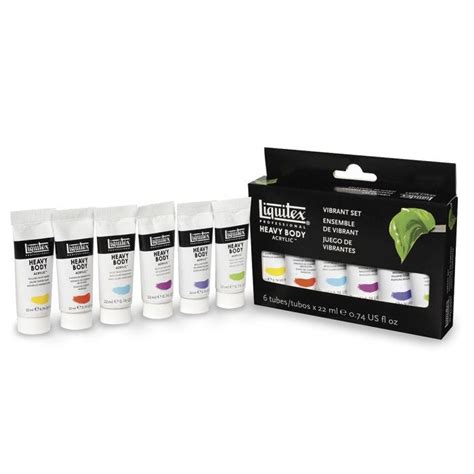 Liquitex Heavy Body Acrylic Paint - Set of 6