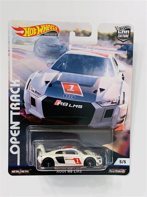 Hot Wheels Premium Car Culture Open Track Audi R8 Lms