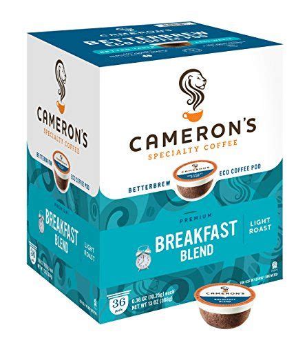 Cameron S Coffee Single Serve Pods Breakfast Blend Count Pack Of