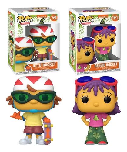 Funko Pop Nickelodeon Otto Rocket Y Reggie Rocket 2024 Envío Gratis