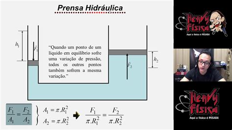 Hidrostática Princípio de Pascal Heavy Física YouTube