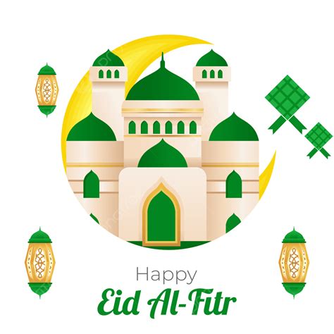 Eid Al Fitr Clipart Transparent Background Realist Happy Eid Al Fitr