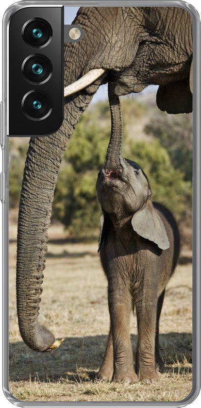 Samsung Galaxy S Hoesje Baby Olifant Communiceert Met Moeder