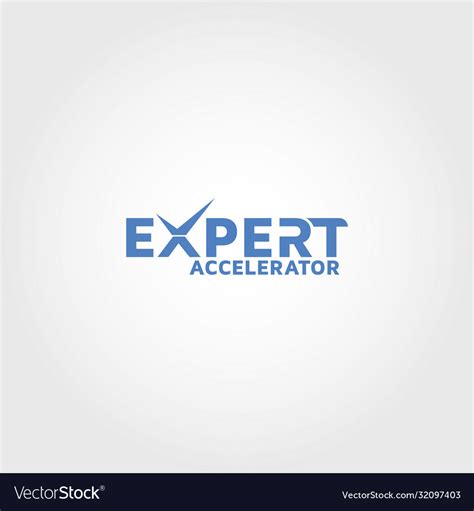 Expert Logo Design Template Idea Royalty Free Vector Image