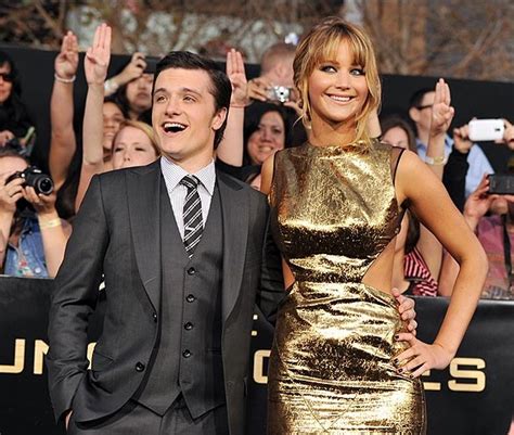 Josh Hutcherson And Jennifer Lawrence Hunger Games