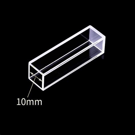 Vfofo Ml Fluorescence Cuvette With Ptfe Lid Fused Flat Base