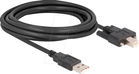 Delock Usb Kabel A Stecker Auf B Stecker Schraubbar M