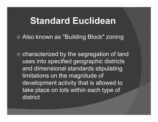 Zoning And Subdivision Of Land Ppt