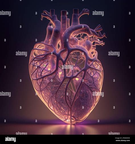 Modelo De Anatomía Del Corazón Humano Fotografía De Stock Alamy