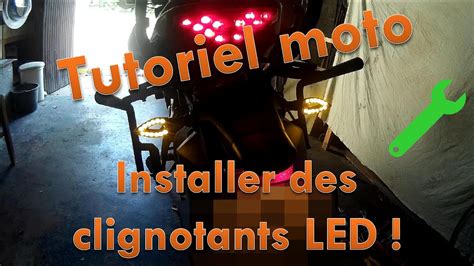 Tutoriel Moto Installer Des Clignotants Led Youtube