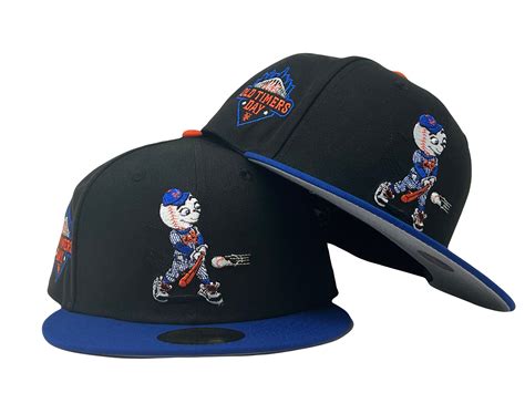 New York Mets 2023 Old Timers Day Swinging Mr. Mets Man New Era Fitted ...