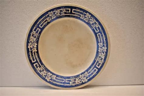 Ancien Plat C Ramique Poterie Chargeur Bwm Co Woodbine Chinois