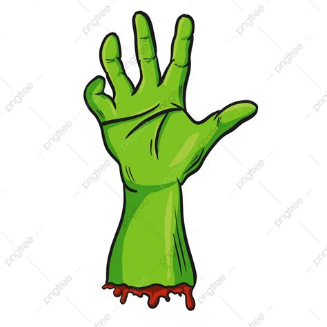 Zombie Hand Cartoon Icon Transparent Png Svg Vector File Images