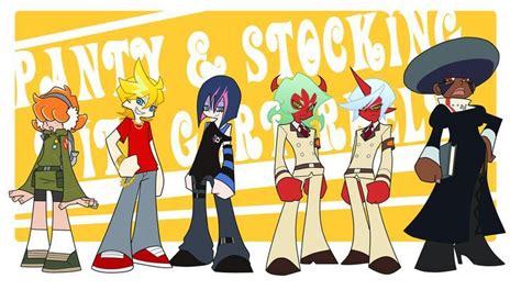 Genderbend Paswg Anime Panty And Stocking Anime Character Design