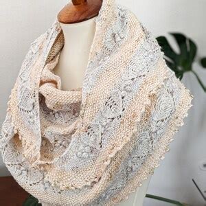 Knitting Pattern Shortbread Shawl Digital Knitting Pattern Crescent