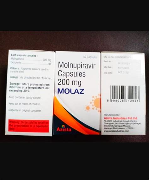 Molcovir Molnupiravir Mg Capsules At Rs Bottle In Nagpur Id