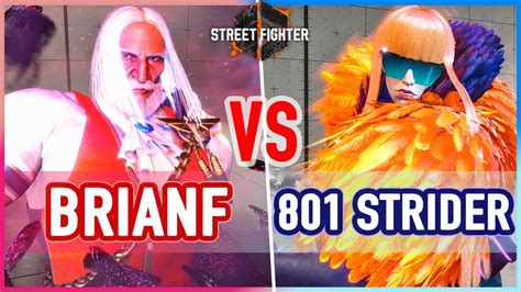 SF6 BrianF JP Vs 801 Strider Manon Street Fighter 6 YouTube