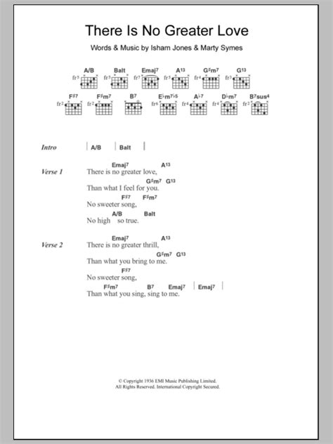 There Is No Greater Love by Amy Winehouse - Guitar Chords/Lyrics - Guitar Instructor