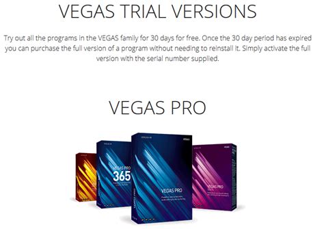 Vegas Pro Free Trial Download (Mac/Windows 10, 7) » Trial Software