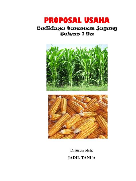 Proposal Budidaya Tanaman Jagung Pdf