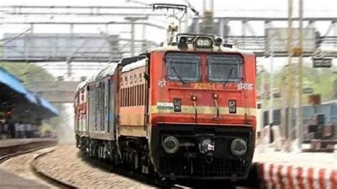 Indian Railways Engine Two Bogies Of Bihar Sampark Kranti Express