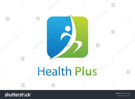 People Health Plus Medical Icon Logo Concept Medicine Pharmacy Symbol