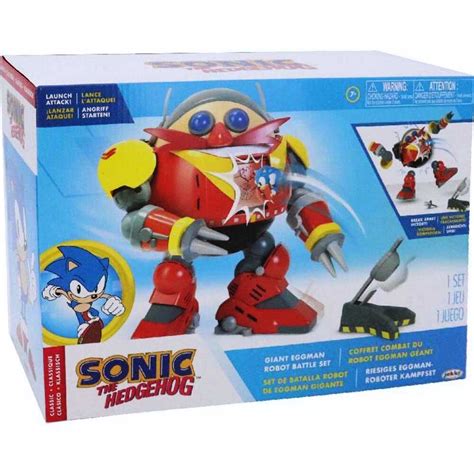 Sonic Giant Eggman Robot Battle Set Sonic The Hedgehog