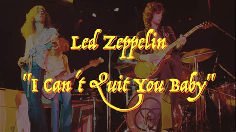 Led Zeppelin I Can T Quit You Baby Guitar Tab YouTube