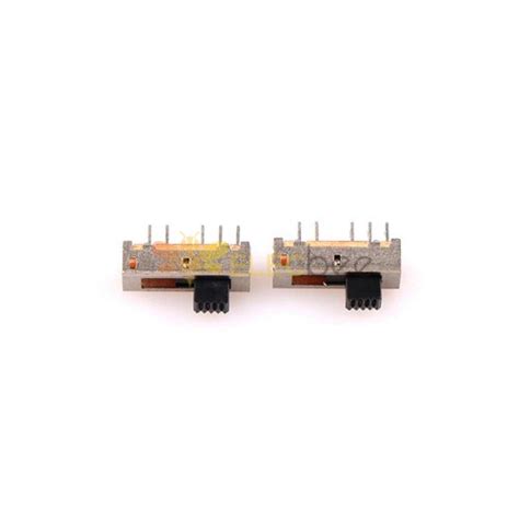 10Pcs Slide Switch SS 2P2T SS22P04 With Light Hole Miniature For