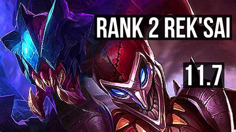 REK SAI Vs SHACO JUNGLE Rank 2 Rek Sai 16 2 16 Godlike BR