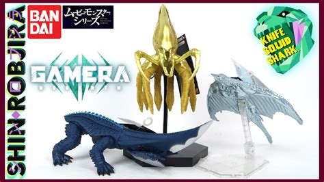 Bandai Movie Monster Series Gamera Rebirth Zigra Viras Guiron