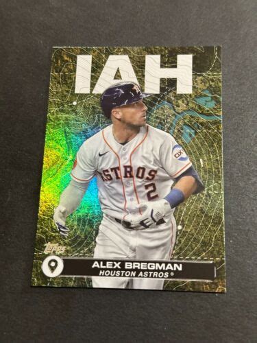 Topps Alex Bregman City To City Ctc Astros Free Ship Ebay