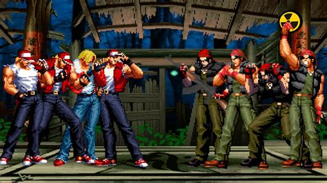 The King Of Fighters MUGEN Terry Bogard Vs Ralf Jones YouTube