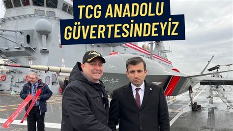 TCG Anadolu nun güvertesindeyiz TB3 ve KIZILELMA nasıl kalkıp inecek