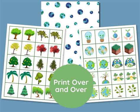 Earth Day Memory Game Printable PDF - Etsy